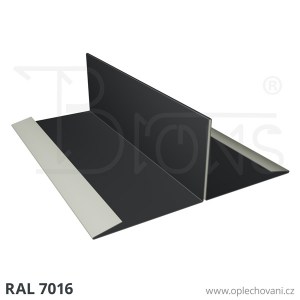 Dělicí lišta rš 320 - tmavě šedá RAL7016