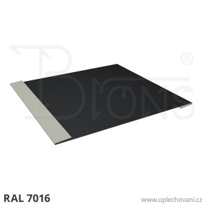Plechový profil k opláštění rš 250 - tmavě šedá RAL7016