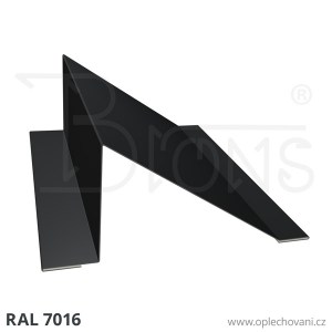 Protisněhová zábrana rš 290 - tmavě šedá RAL7016