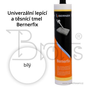 Univerzální lepicí a těsnící tmel Bernerfix bílý - obr. 1