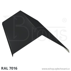 Hřebenáč HR240, tmavě šedá RAL 7016
