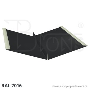 Úžlabí kónické UZ652, tmavě šedá RAL7016