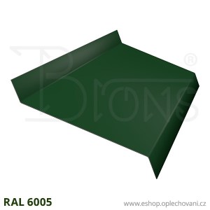 Z - profil rš 160 tmavě zelená RAL 6005
