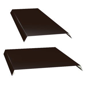 Oplechování atiky - atikový plech - tmavě hnědá RAL 8019