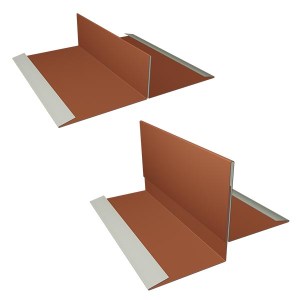 Dělicí lišty - cihlově červená RAL 8004