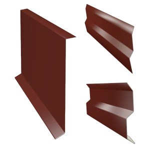 Krycí lišty červenohnědá RAL 3011