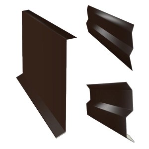 Krycí lišty tmavě hnědá RAL 8019