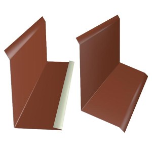 Lemování zdí cihlově červená RAL 8004