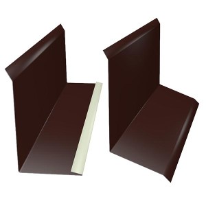 Lemování zdí hnědá RAL 8017