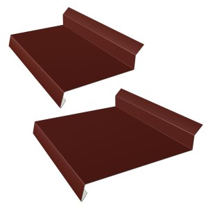 Oplechování říms - červenohnědá RAL 3009