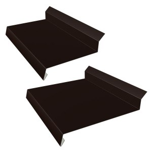 Oplechování říms - tmavě hnědá RAL 8019