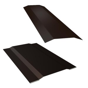 Přítlačné lišty - tmavě hnědá RAL 8019
