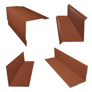 Rohy vnitřní a vnější cihlově červená RAL 8004