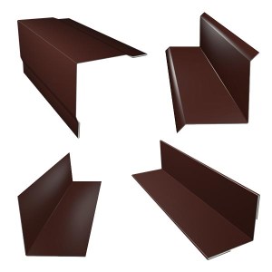 Rohy vnitřní a vnější hnědá RAL 8017