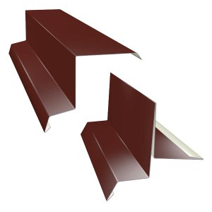 Závětrné lišty červenohnědá RAL 3009