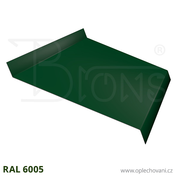 Z - profil rš 240 tmavě zelená RAL 6005