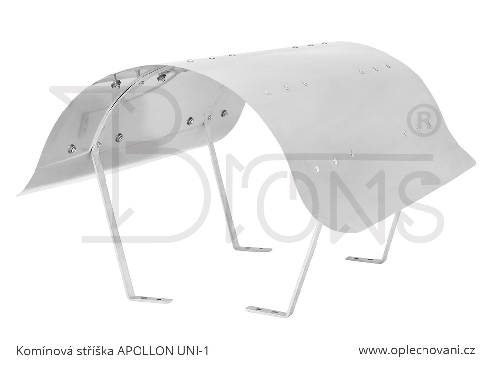 Komínová stříška nerez Apollon UNI-2 (750x1000)