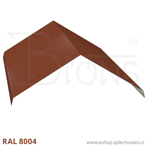 Hřebenáč HR440TU, cihlově červená RAL 8004