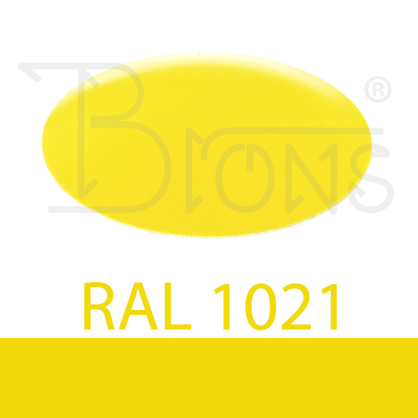 Klempířský klobouček krycí - žlutá RAL 1021