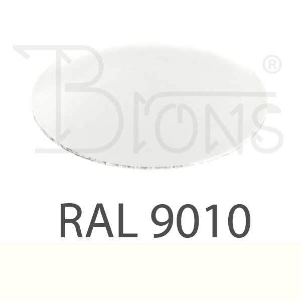 Klempířský klobouček krycí - bílá RAL 9010