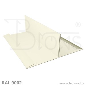 Dělicí lišta rš 320 - šedobílá RAL 9002