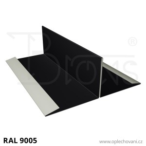 Dělicí lišta rš 320 - černá RAL9005