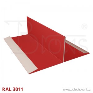 Dělicí lišta rš 370 vínově červená RAL 3011