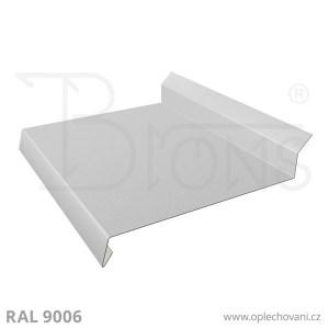 Oplechování říms rš 220 stříbrná RAL 9006