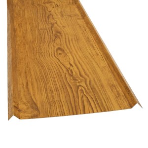 Plechová krytina a obložení - dekor antický dub