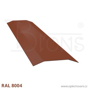 Přítlačná lišta rš 40 cihlově červená RAL8004