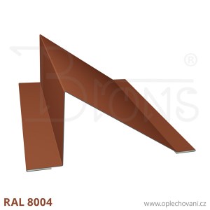 Protisněhová zábrana rš 290 - cihlově červená RAL 8004