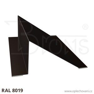 Protisněhová zábrana rš 290 - tmavě hnědá RAL8019