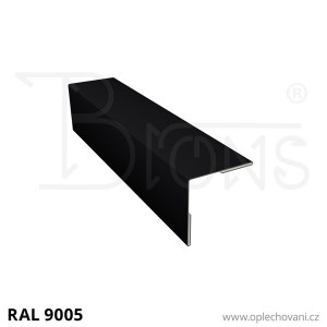 Roh vnější vyztužený rš 120 - černá RAL9005