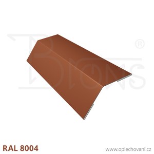 Roh vnější vyztužený rš 120 - cihlově červená RAL 8004