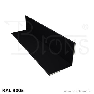 Roh vnitřní vyztužený rš 120 - černá RAL9005