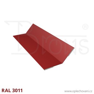 Roh vnitřní tupý úhel vyztužený rš 120 - vínově červená RAL 3011