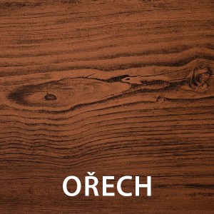 Krytí krajového krovu rš 200 dekor ořech - obr. 3