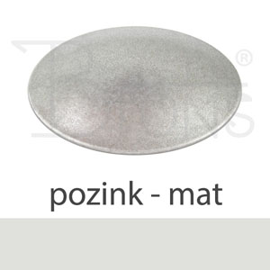 Klempířský klobouček krycí - pozink mat