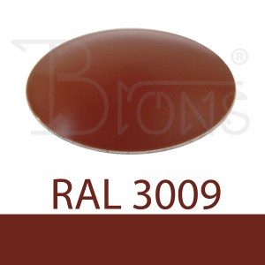 Klempířský klobouček krycí - červenohnědá RAL 3009