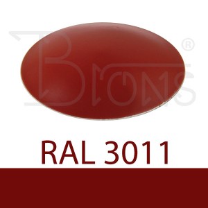 Klempířský klobouček krycí - vínově červená RAL 3011