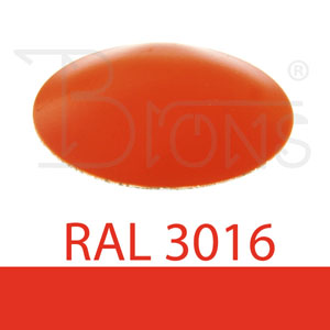Klempířský klobouček krycí - červená RAL 3016