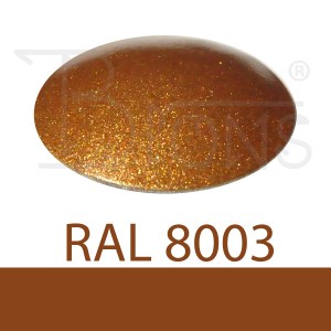 Klempířský klobouček krycí - barva mědi RAL 8003