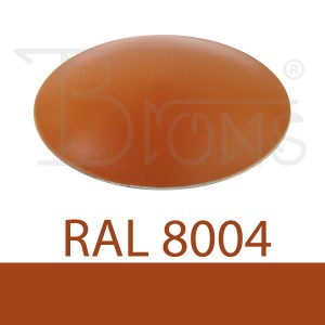 Klempířský klobouček krycí - cihlově červená RAL 8004