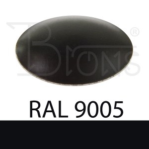 Klempířský klobouček krycí - černá RAL 9005