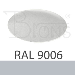 Klempířský klobouček krycí - stříbrná RAL 9006