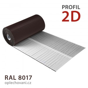 Těsnicí pás na komín 2D - hnědá RAL 8017