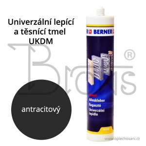 Univerzální lepicí a těsnící tmel Bernerfix antracitový - obr. 3