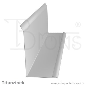 Lemování zdí LZ200, titanzinek - TiZn