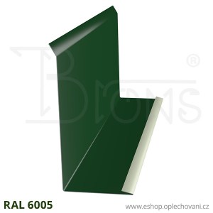 Lemování zdí LZ250, tmavě zelená RAL 6005