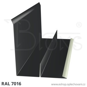 Lemování zdí LZ375, tmavě šedá RAL7016
